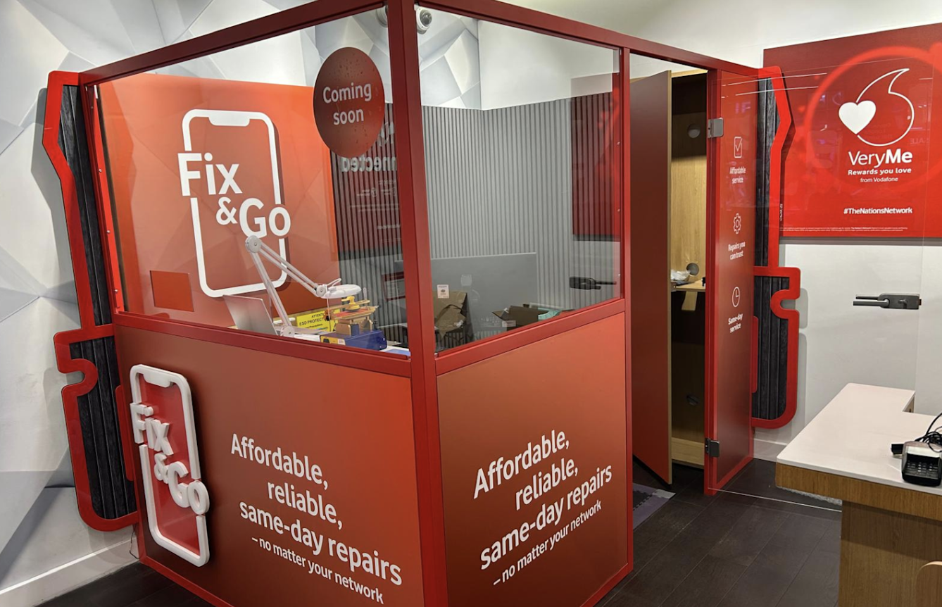 Vodafone launches in-store Fix & Go service