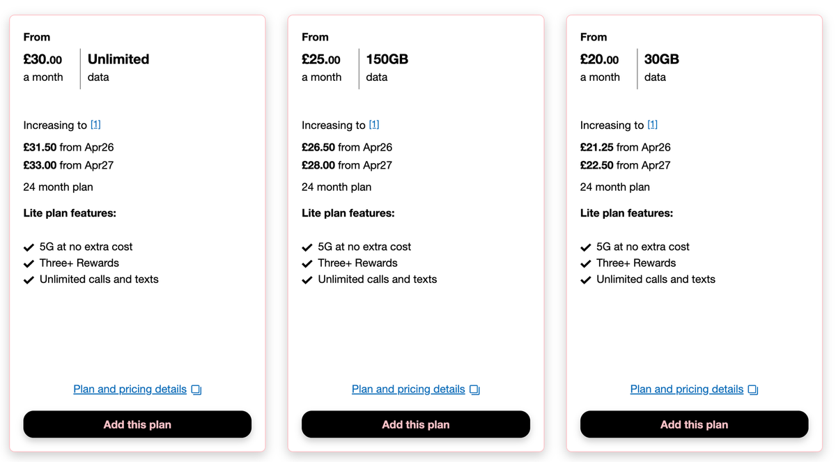Just £10/month (Price rises by £3 in Apr'26, then by £3 in Apr'27, then by £3 in Apr'28....)
