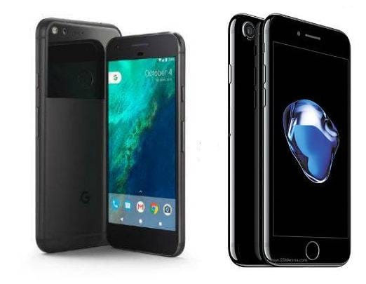 Google Pixel vs iPhone 7