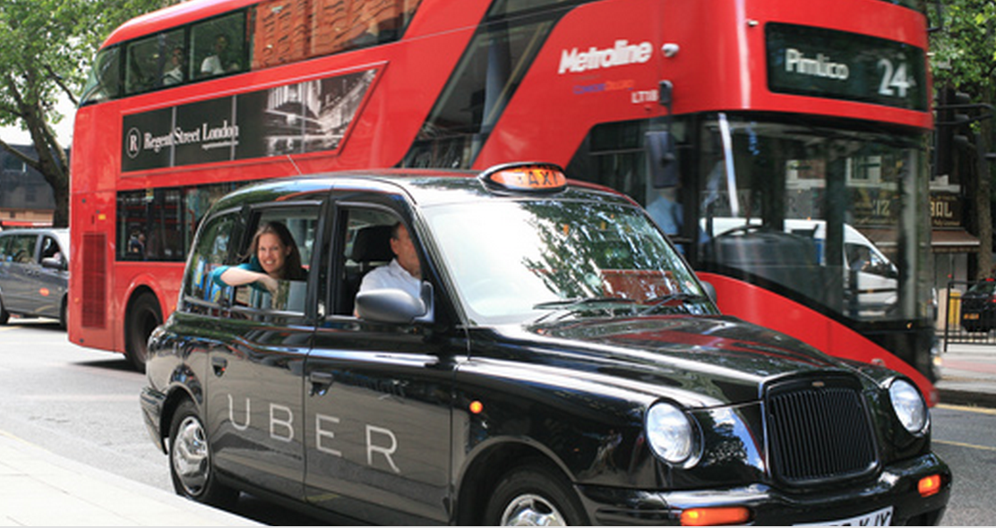 London Taxi "flashmob" sends Uber sign-ups 850% higher; delivers wall-to-wall media coverage for Uber