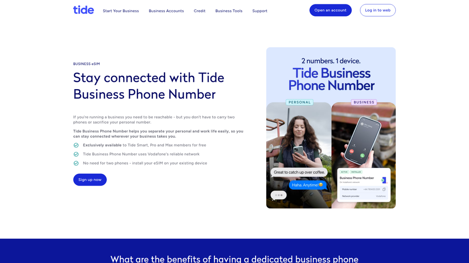 Tide Launches UK's First Business Banking Mobile Plan on Vodafone's 5G Network