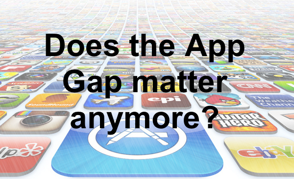 Does the "app gap" matter?