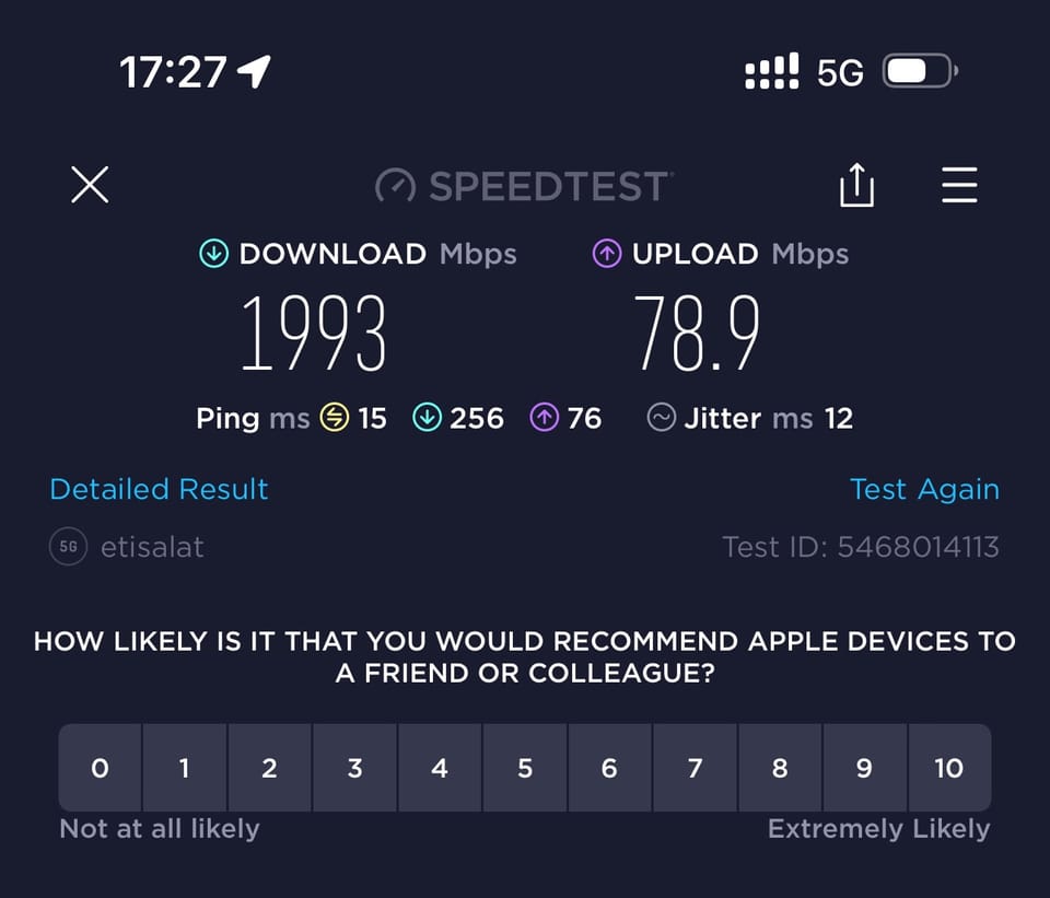 Etisalat: That's fast