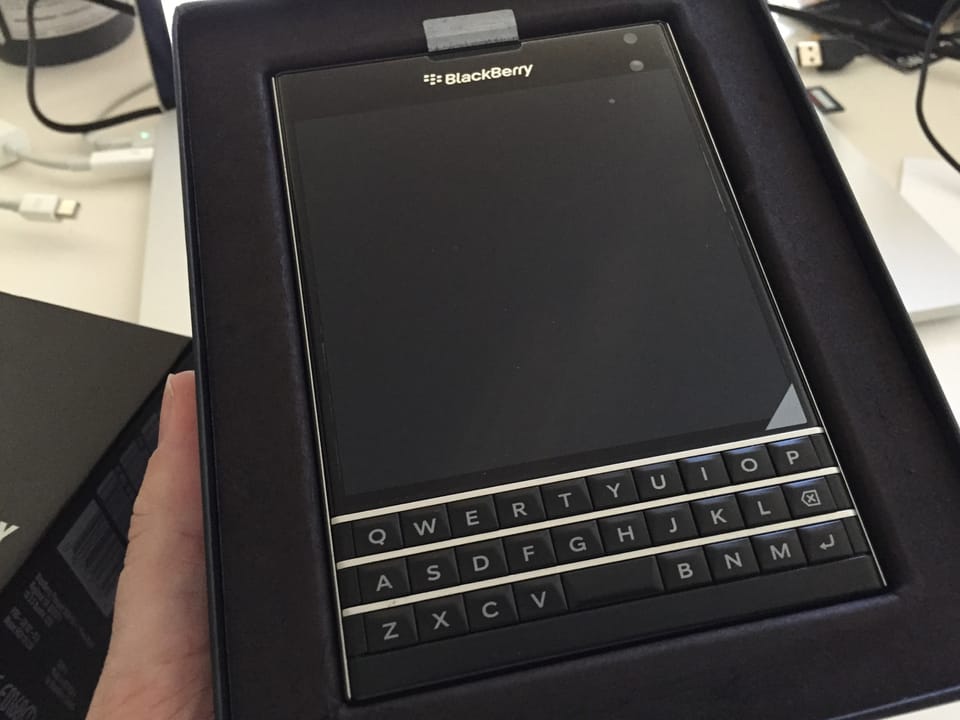 Hello BlackBerry Passport! Yes.. I've got one and I'm using it!