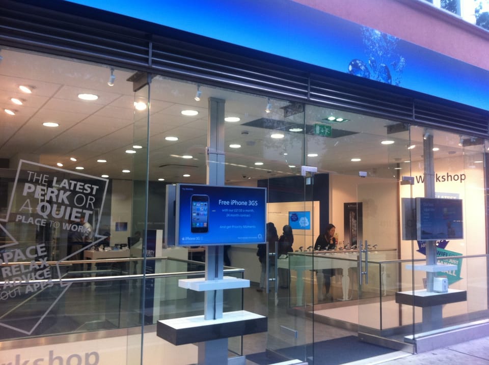 o2's Workshop concept store is very, very promising