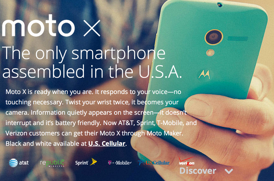 Motorola's smart try-before-you-buy direct sales concept