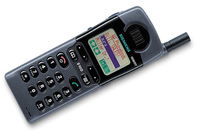 Classic Handsets: the Siemens S10 (the world's first colour phone)