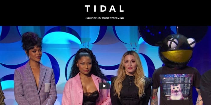 Tidal enters the crowded music streaming scene