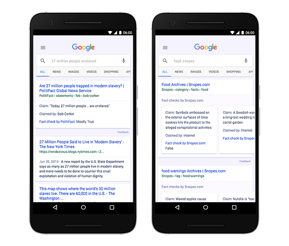 Google rolls out fact check feature in search